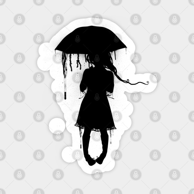 umbrella Sticker by lunaticpark